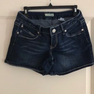Paris blues jean shorts